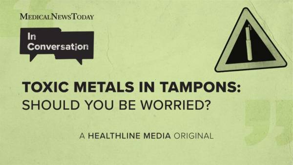 Do tampons contain toxic metals, like lead, and are they safe?